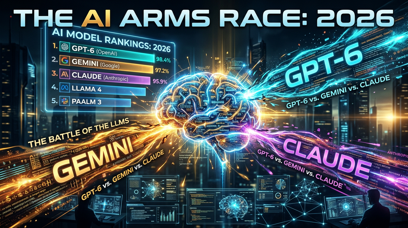 GPT-6横空出世、Gemini登顶榜首：2026年4月大模型排名大洗牌背后的深层逻辑